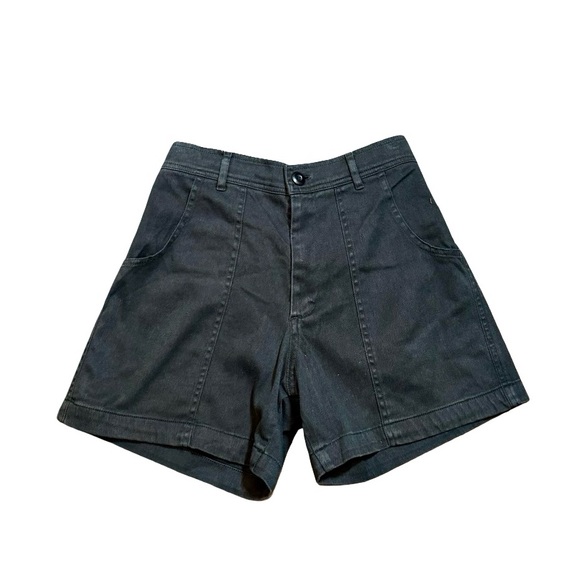 Jungmaven Venice High Rise Hemp Cotton Shorts In Black- Still Full Price - Picture 4 of 11